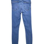 NEW LOOK Jeansy Damskie Niebieskie Przetarcia 164 - zdjęcie 2
