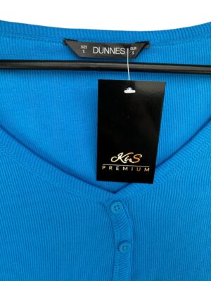 DUNNES Bluzka Damska Niebieska S - zdjęcie 3