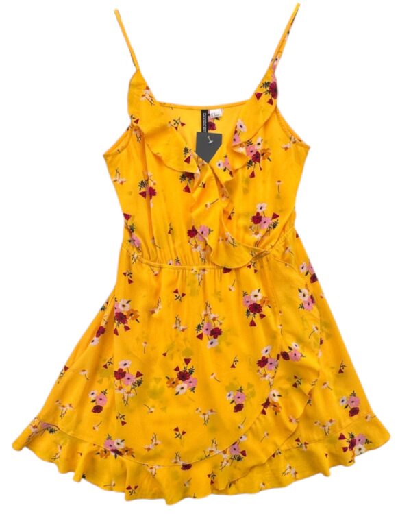H&M Sukienka Damska Żółta Kwiatowa 3XL