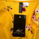 H&M Sukienka Damska Żółta Kwiatowa 3XL - zdjęcie 3