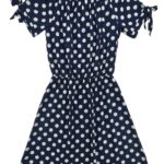 INNY Sukienka Damska Niebieska Groszki M - zdjęcie 2