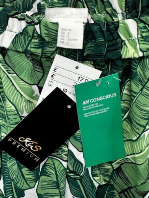 H&M Spodnie Damskie Zielone 3/4 S - zdjęcie 3