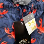 PRIMARK Spodenki Dziecięce Niebieskie Wzór 116 - zdjęcie 3
