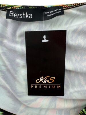 BERSHKA Bluzka Damska Wielokolorowa M - zdjęcie 3