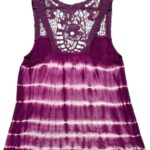 TU Top Damski Fioletowy Tie Dye XL - zdjęcie 2