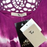 TU Top Damski Fioletowy Tie Dye XL - zdjęcie 3