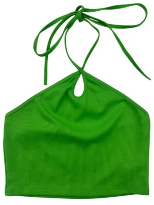 ZARA Top Damski Zielony S - zdjęcie 1