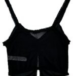 BERSHKA Top Damski Czarny L - zdjęcie 2