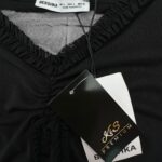 BERSHKA Top Damski Czarny L - zdjęcie 3