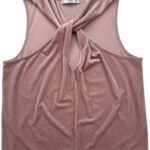 MANGO Top Damski Różowy M - zdjęcie 1
