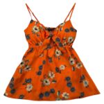 CHEMISTRY Sukienka Damska Pomarańczowa Kwiatowa L - zdjęcie 1