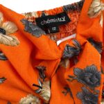 CHEMISTRY Sukienka Damska Pomarańczowa Kwiatowa L - zdjęcie 3