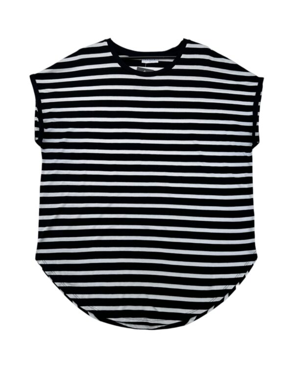 PAPAYA Koszulka Damska Czarna Paski L