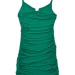 QUIZ Sukienka Damska Zielona Marszczenia ONE SIZE - zdjęcie 1