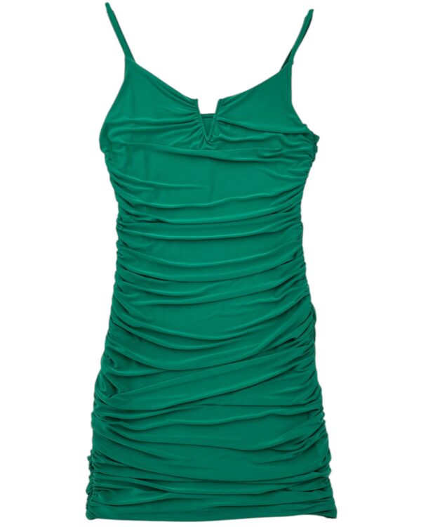 QUIZ Sukienka Damska Zielona Marszczenia ONE SIZE