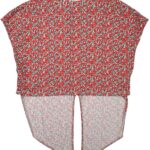 ZARA Koszulka Damska Czerwona M - zdjęcie 2