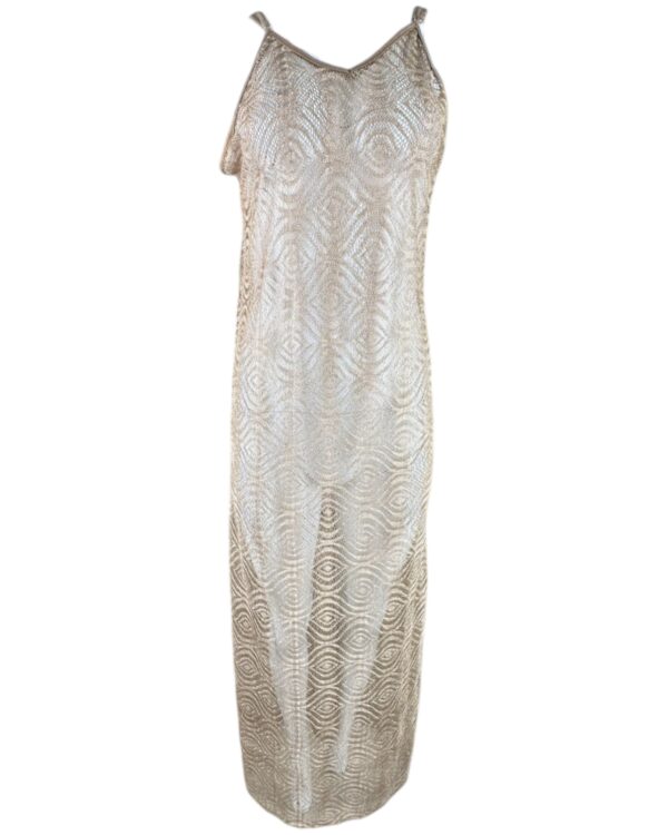 BLUE ISLAND Sukienka Damska Beżowa L