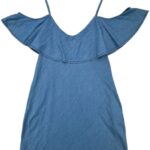 DENIM CO Sukienka Damska Niebieska M - zdjęcie 2