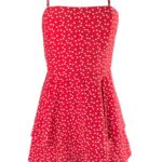 INNA Sukienka Damska Czerwona Wzór Serduszka XL - zdjęcie 1