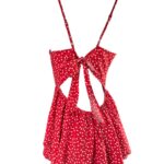 INNA Sukienka Damska Czerwona Wzór Serduszka XL - zdjęcie 2