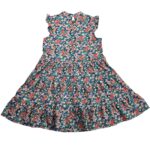 Sukienka Damska Czerwona Kwiatowa S - zdjęcie 2