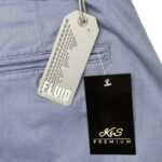 FLUID Szorty Męskie Niebieskie S Bawełna - zdjęcie 3