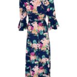 INNY Sukienka Damska Niebieska Floral XL - zdjęcie 2