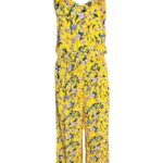 VERO MODA Kombinezon Damski Żółty Kwiatowy S - zdjęcie 1