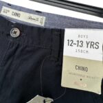 DENIM CO Spodnie Dziecięce Czarne Chino 158 - zdjęcie 3