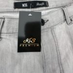 DENIM CO Szorty Męskie Szare L - zdjęcie 3