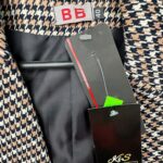 BB Marynarka Damska Brązowa Pepitka L - zdjęcie 3