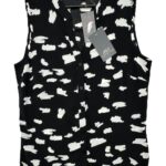 PAPAYA Koszula Damska Czarna Wzór S - zdjęcie 1