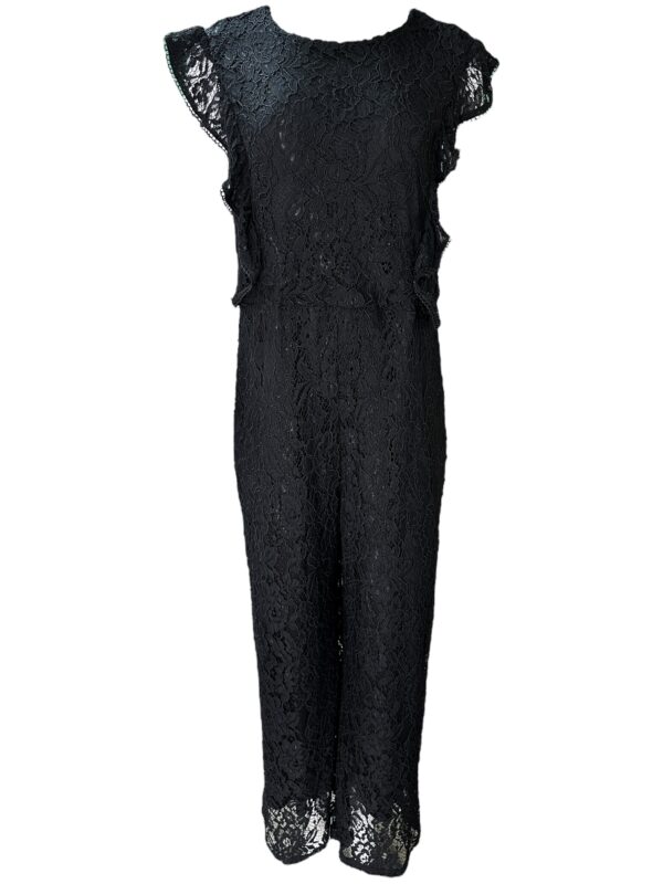 FASHION UNION Kombinezon Damski Czarny Koronka ONE SIZE