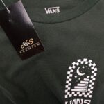 VANS Bluzka Męska Zielona S - zdjęcie 3