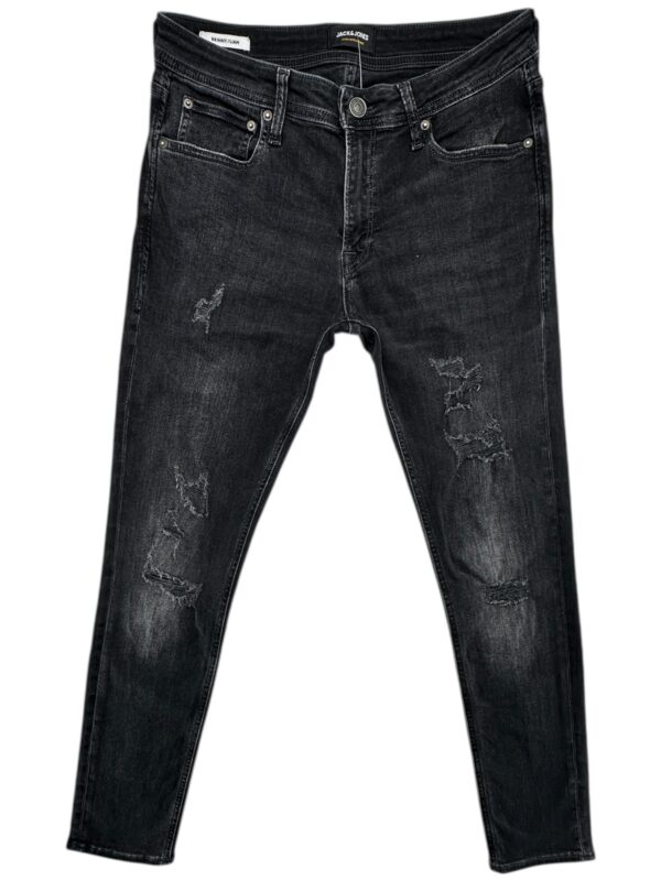 JACK & JONES Spodnie Męskie Czarne M