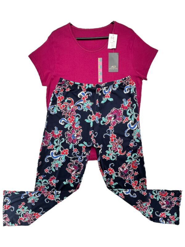 M&S Komplet Piżama Damska Wielokolorowa L/XL