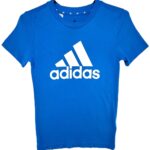 ADIDAS Koszulka Dziecięca Niebieska 140 - zdjęcie 1