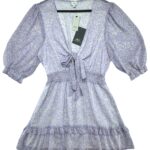 RIVER ISLAND Sukienka Damska Fioletowa L - zdjęcie 1