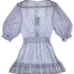 RIVER ISLAND Sukienka Damska Fioletowa L - zdjęcie 2