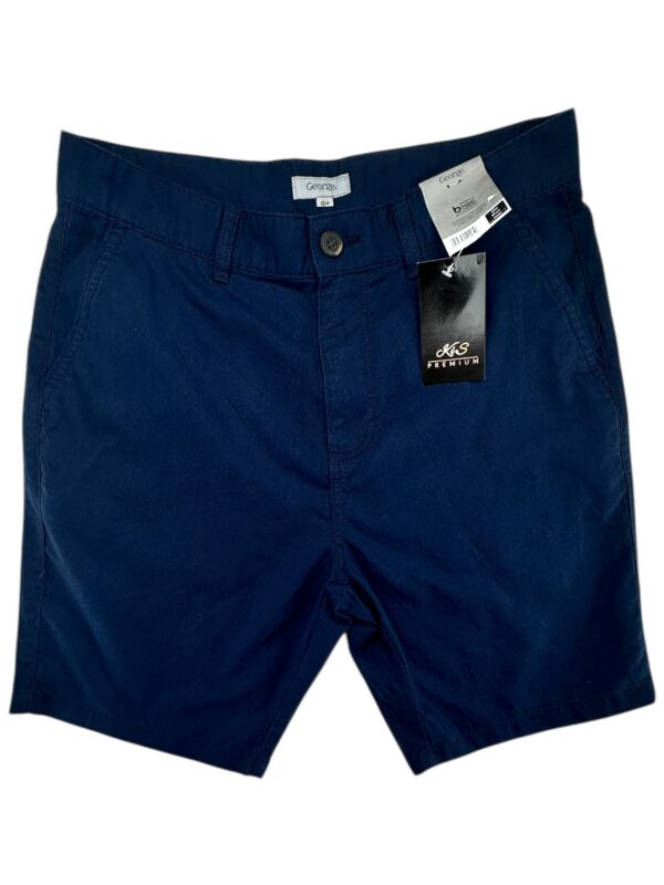 GEORGE Szorty Męskie Niebieskie M Len