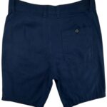 GEORGE Szorty Męskie Niebieskie M Len - zdjęcie 2