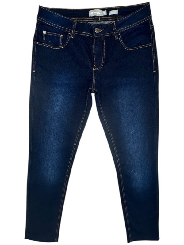 BENCH Jeansy Damskie Niebieskie M