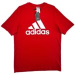 ADIDAS Koszulka Męska Czerwona M - zdjęcie 1