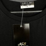 ALPHAR ONE Koszulka Męska Czarna Napisy M - zdjęcie 3