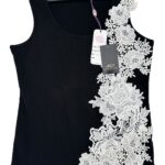 INNOCENT Bluzka Damska Czarna Koronkowa XL - zdjęcie 1