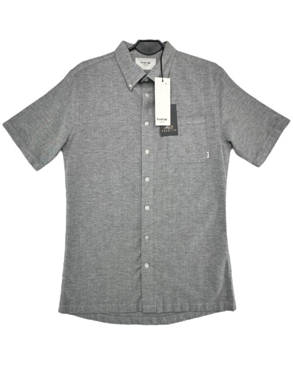 FIRETRAP Koszula Męska Szara S Bawełna