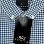 BURTON MENSWEAR Koszula Męska Niebieska Kratka M - zdjęcie 3