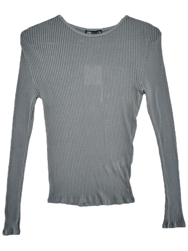 ZARA Bluzka Damska Szara M