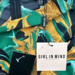 GIRL IN MIND Sukienka Damska Zielona Wzorzysta 3XL - zdjęcie 3