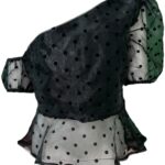 I SAW IT FIRST Bluzka Damska Czarna Groszki L - zdjęcie 1